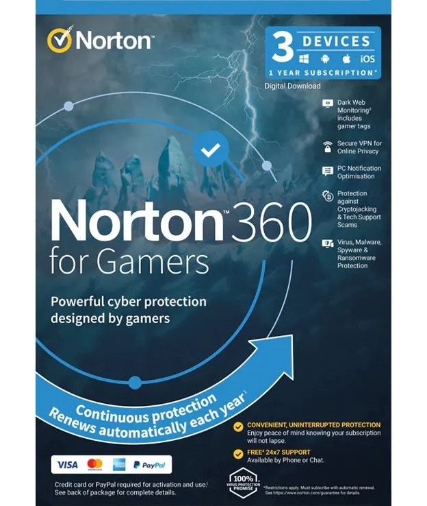 Télécharger Norton 360 for Gamers Sécurité Jeux Les Numériques