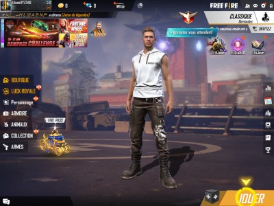 Garena Free Fire - Rampage Home Screen