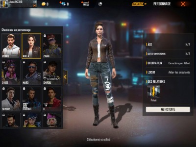 Garena Free Fire - Rampage Character Choice