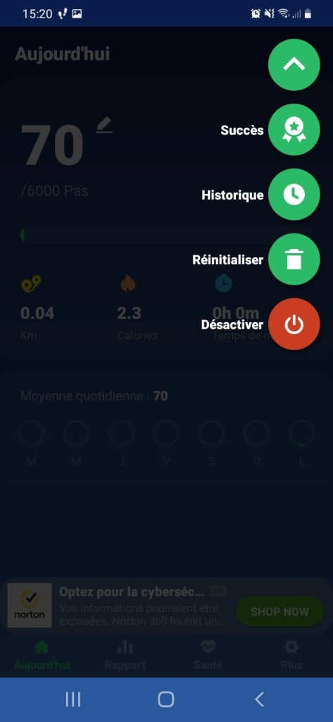 Télécharger Podomètre - Compteur de Pas sur Android, APK gratuit