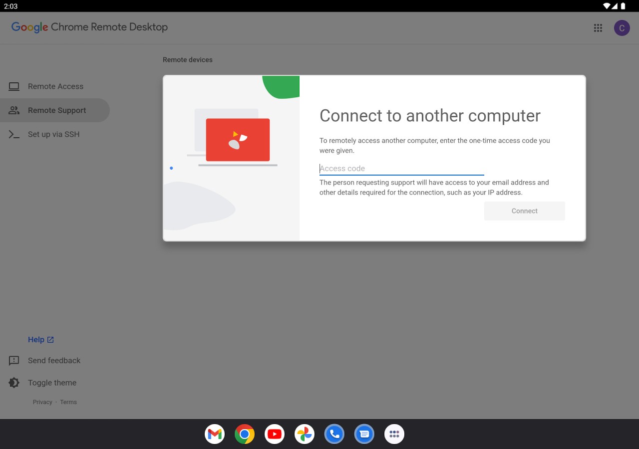 Download Chrome Remote Desktop (free) for Android, APK, Linux and Web ...