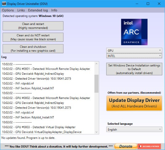 Download Display Driver Uninstaller (DDU) (free) for Windows | Kotaku