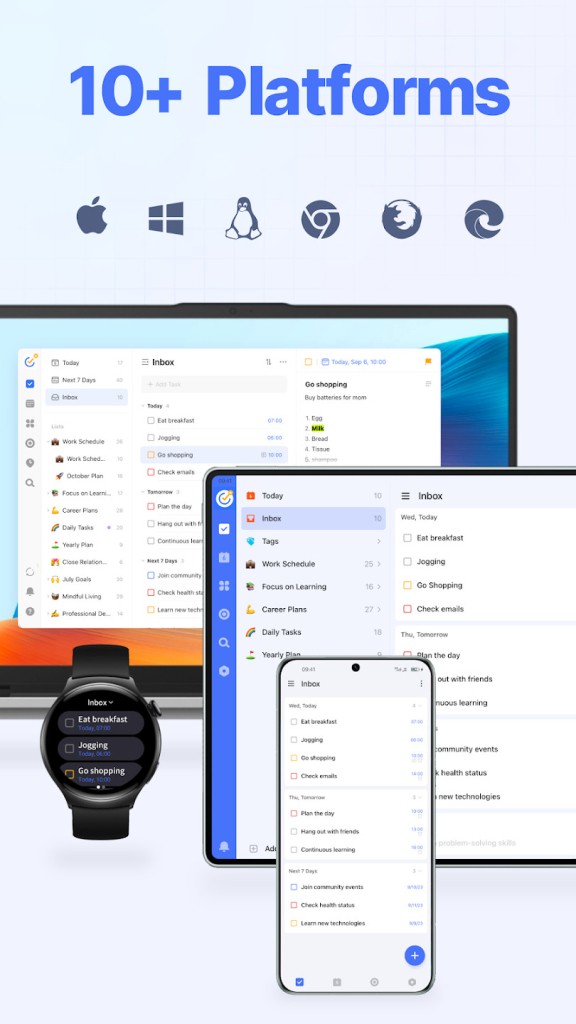 Baixar TickTick:To do list e tarefas (livre) para Windows, macOS ...