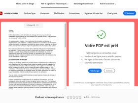 Télécharger Adobe Acrobat Online - Convertir En PDF - Bureautique - Les ...