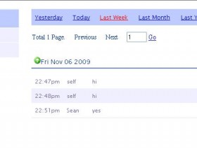 Facebook chat history manager