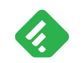 Logo Feedly. Your news reader