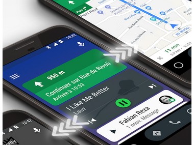 Android auto : nouvelle mise à jour avec un nouveau design, téléchargez  l'APK