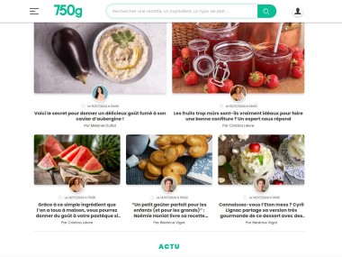 750g - Recettes de cuisine