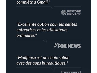 Mailfence - Email sécurisé