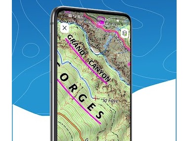 WeTrek – carte de randonnée (IGNRando)