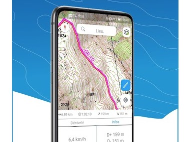 WeTrek – carte de randonnée (IGNRando)