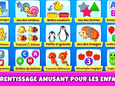 Jeux pour enfants: 3 à 7 ans