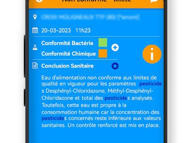LYZO qualité de l'eau