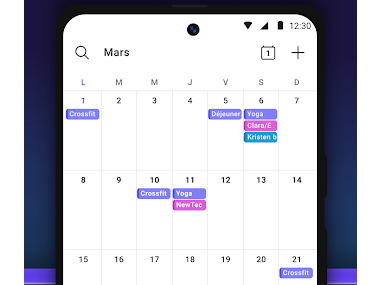 Proton Calendar: Votre agenda