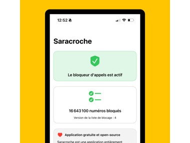 Saracroche : bloqueur d'appels