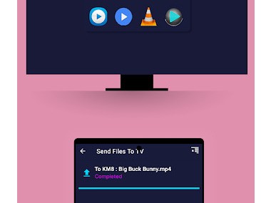 Send files to TV