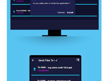 Send files to TV