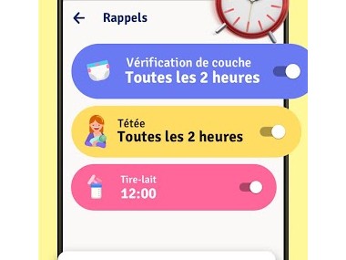 Suivi de Bébé - Allaitement