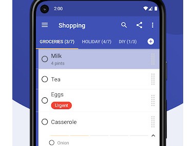 Tasks - Tâches : liste de tâches