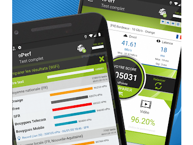 nPerf - Test de débit 4G 5G WiFi