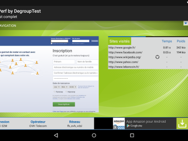 nPerf - Test de débit 4G 5G WiFi