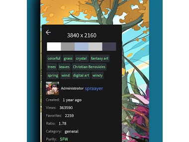 Wallflow: Wallhaven Wallpapers