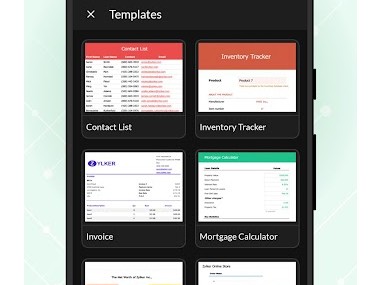 Zoho Sheet- feuilles de calcul