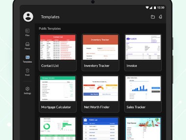 Zoho Sheet- feuilles de calcul