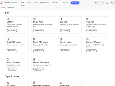 Adobe Acrobat Online