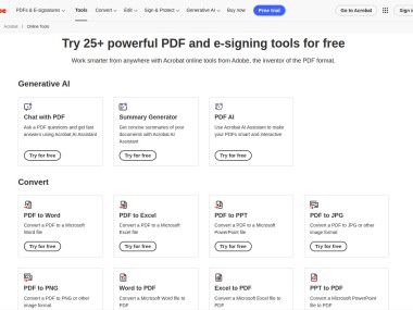Adobe Acrobat Online