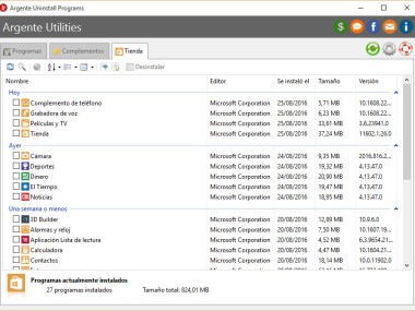 Argente Uninstall Manager