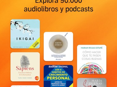 Audible: Audiolibros, podcasts