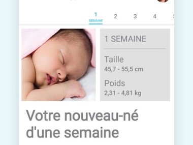 Bébé + L'appli de suivi de votre bébé