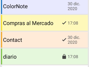 ColorNote Bloc de notas Notas
