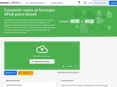 Conversor online a ebook
