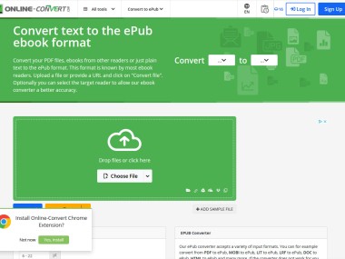 Online ebook converter Online ebook converter