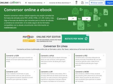 Conversor online a ebook