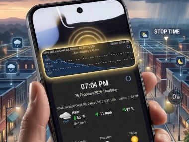 Dark Sky Tech Weather App