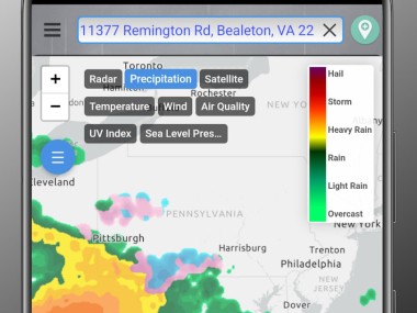 Dark Sky Tech Weather App