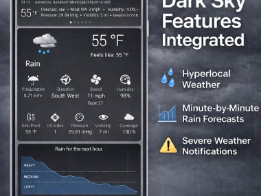 Dark Sky Tech Weather App