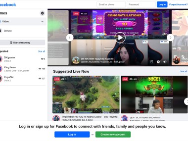 Facebook Gaming (Gameroom)