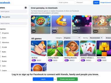 Facebook Gaming (Gameroom)