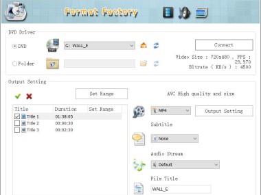 Format Factory Format Factory