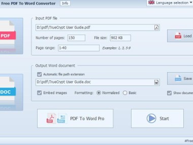 Free PDF to Word Converter