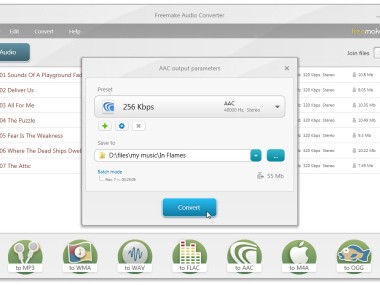 Freemake Free Audio Converter