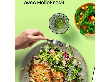 HelloFresh, repas frais & bons