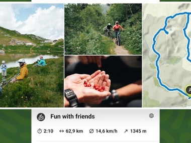 komoot - senderismo y ciclismo