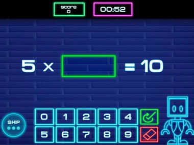 Times tables for kids & MATH-E