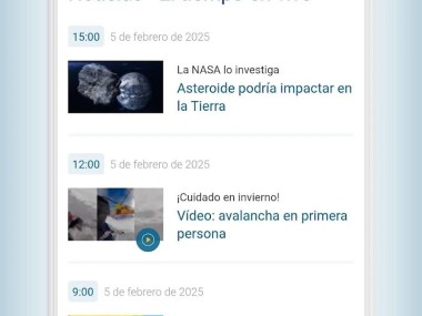 Tiempo & Radar: tu previsión