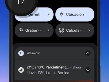 Tiempo y widget - Weawow